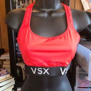 Red VS sports bra